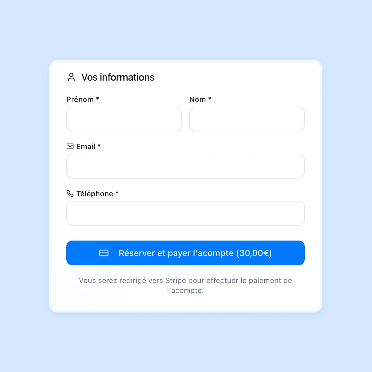 Illustration paiements et acomptes en ligne avec suivi des statuts