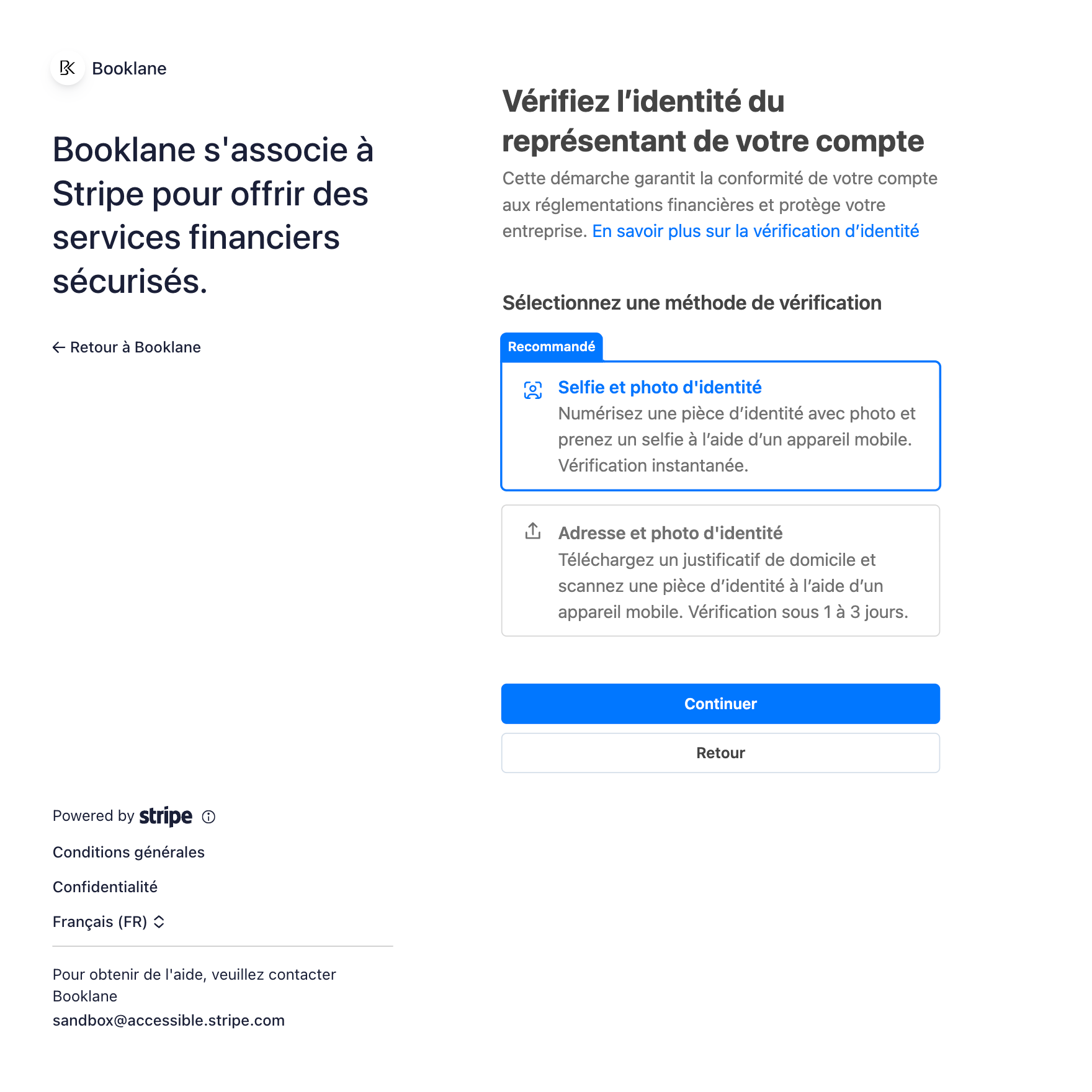 Étape 9 — Vérification d'identité